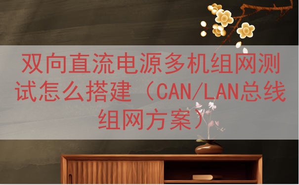 双向直流电源多机组网测试怎么搭建（CAN/LAN总线组网方案...