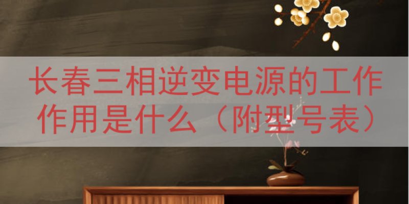 长春三相逆变电源的工作作用是什么（附型号表）